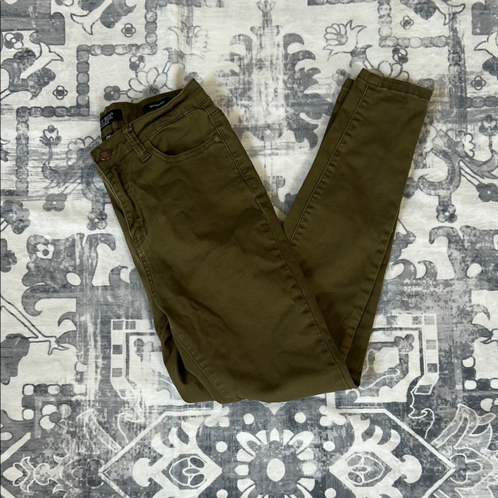 Judy Blue Olive Green Skinny Jeans Size 7/28 Style# JB88146 - Picture 12 of 12